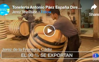 JEREZ TELEVISIÓN ( REPORTAJE TVE EN TONELERIA PAEZ )